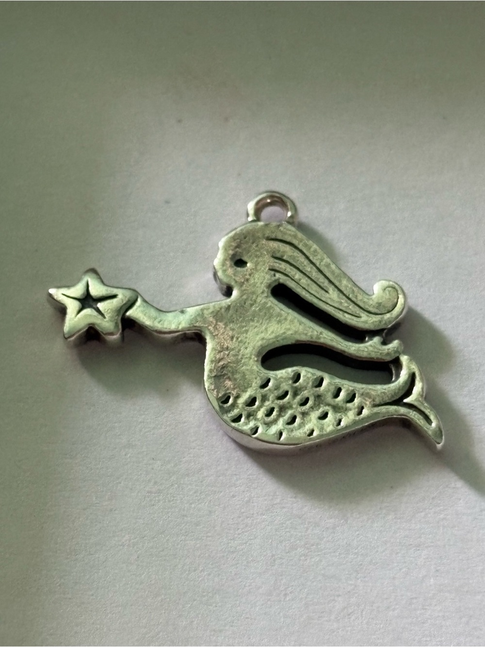 James Avery Silver Mermaid Charm